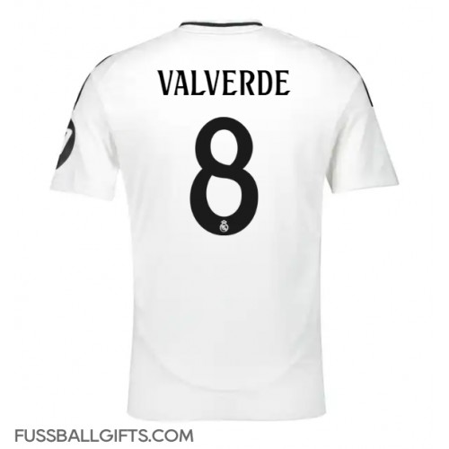 Real Madrid Federico Valverde #8 Fußballbekleidung Heimtrikot 2024-25 Kurzarm